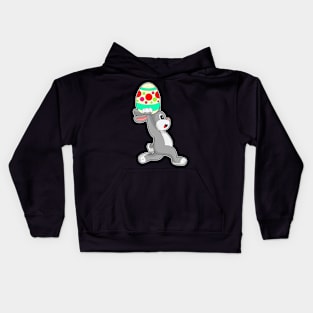 Rabbit Easter Easter egg Running Kids Hoodie